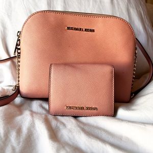 Michael Kors crossbody bag and wallet